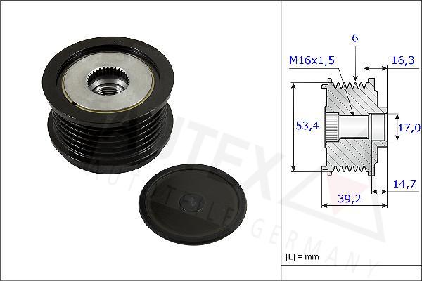 Autex 654819 - Piedziņas skriemelis, Ģenerators autospares.lv