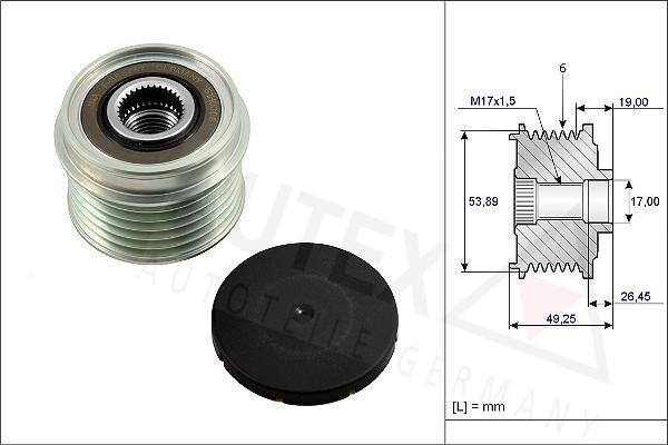 Autex 654818 - Piedziņas skriemelis, Ģenerators autospares.lv