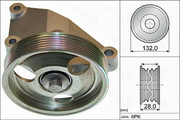 Autex 655060 - Parazīt / Vadrullītis, Ķīļrievu siksna www.autospares.lv