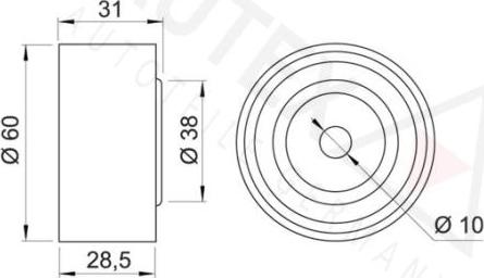 Autex 651567 - Parazīt / Vadrullītis, Zobsiksna autospares.lv