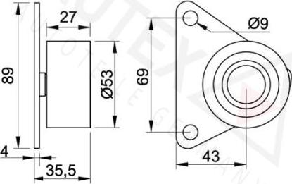 Autex 651618 - Parazīt / Vadrullītis, Zobsiksna autospares.lv