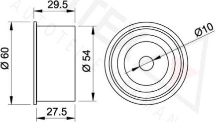 Autex 651820 - Parazīt / Vadrullītis, Zobsiksna autospares.lv