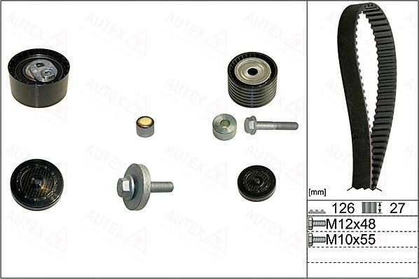 Autex 702920 - Timing Belt Set www.autospares.lv