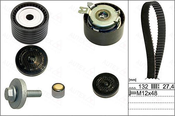 Autex 702922 - Zobsiksnas komplekts www.autospares.lv