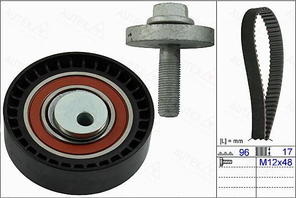 Autex 702767 - Timing Belt Set www.autospares.lv