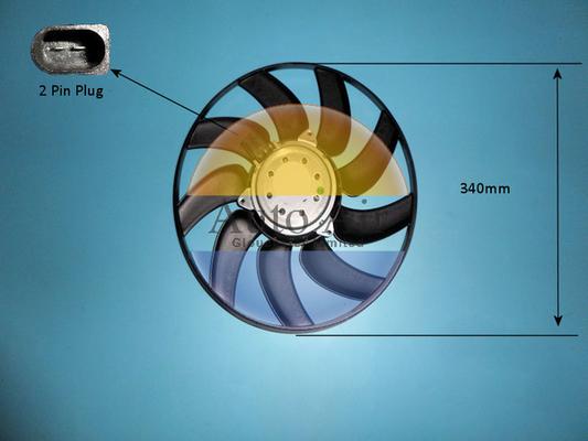 Auto Air Gloucester 05-1884 - Electric Motor, radiator fan www.autospares.lv