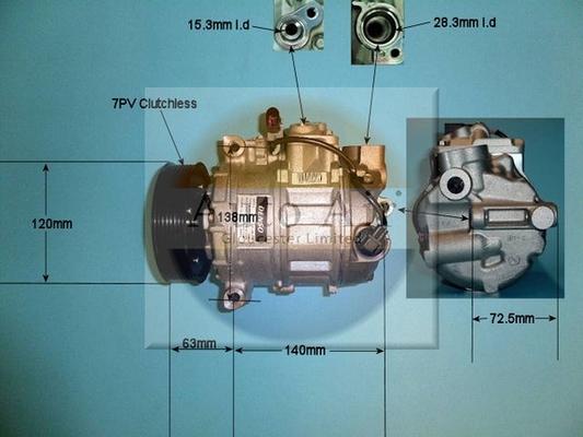 Auto Air Gloucester 14-9649 - Compressor, air conditioning www.autospares.lv