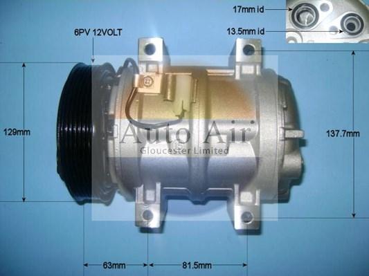 Auto Air Gloucester 14-9648P - Compressor, air conditioning www.autospares.lv