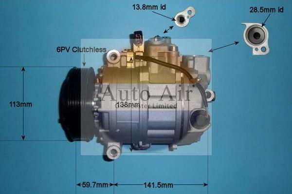 Auto Air Gloucester 14-9652P - Kompresors, Gaisa kond. sistēma autospares.lv