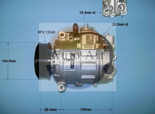 Auto Air Gloucester 14-9741 - Kompresors, Gaisa kond. sistēma autospares.lv