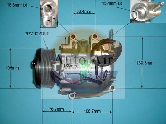 Auto Air Gloucester 14-4992 - Kompresors, Gaisa kond. sistēma www.autospares.lv