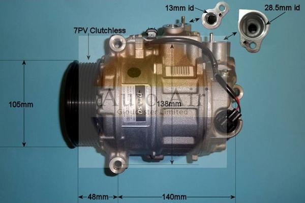 Auto Air Gloucester 14-6204 - Compressor, air conditioning www.autospares.lv