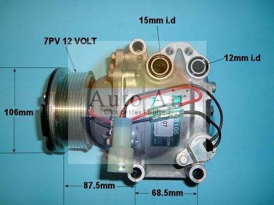 Auto Air Gloucester 14-0258 - Compressor, air conditioning www.autospares.lv