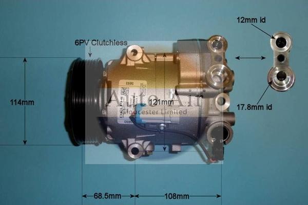 Auto Air Gloucester 14-1016 - Kompresors, Gaisa kond. sistēma autospares.lv