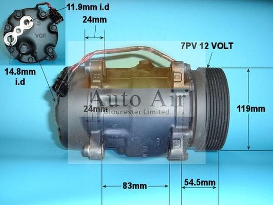 Auto Air Gloucester 14-1102R - Compressor, air conditioning www.autospares.lv