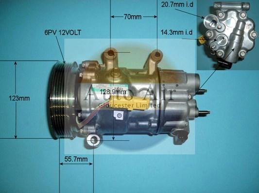 Auto Air Gloucester 14-1356 - Kompresors, Gaisa kond. sistēma autospares.lv