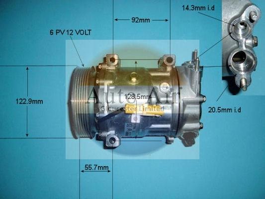 Auto Air Gloucester 14-1309 - Kompresors, Gaisa kond. sistēma autospares.lv