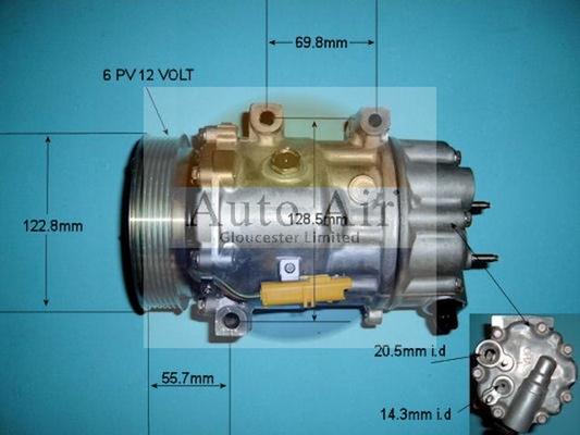 Auto Air Gloucester 14-1308 - Kompresors, Gaisa kond. sistēma autospares.lv