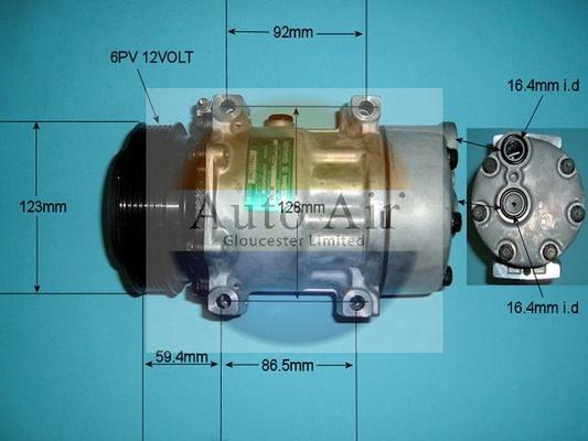 Auto Air Gloucester 14-8074 - Compressor, air conditioning www.autospares.lv