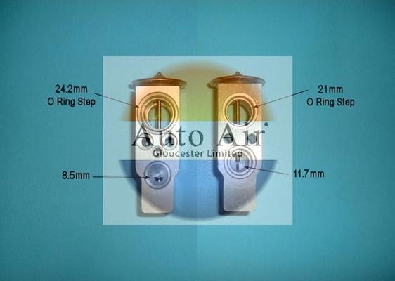 Auto Air Gloucester 22-1060 - Expansion Valve, air conditioning www.autospares.lv