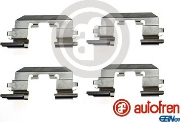 AUTOFREN SEINSA D43076A - Piederumu komplekts, Disku bremžu uzlikas www.autospares.lv