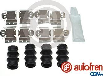 AUTOFREN SEINSA D42953A - Piederumu komplekts, Disku bremžu uzlikas www.autospares.lv