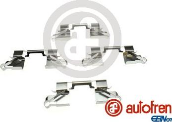 AUTOFREN SEINSA D42908A - Piederumu komplekts, Disku bremžu uzlikas www.autospares.lv