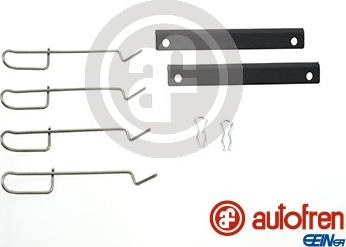 AUTOFREN SEINSA D42495A - Piederumu komplekts, Disku bremžu uzlikas www.autospares.lv