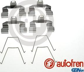 AUTOFREN SEINSA D42800A - Piederumu komplekts, Disku bremžu uzlikas www.autospares.lv