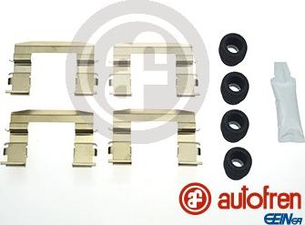 AUTOFREN SEINSA D42828A - Piederumu komplekts, Disku bremžu uzlikas www.autospares.lv