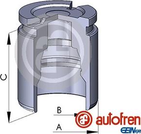 AUTOFREN SEINSA D02593 - Virzulis, Bremžu suports autospares.lv