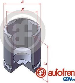 AUTOFREN SEINSA D025543 - Piston, brake caliper www.autospares.lv