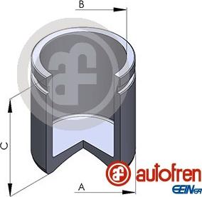 AUTOFREN SEINSA D025129 - Piston, brake caliper www.autospares.lv