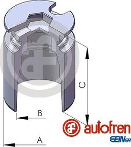 AUTOFREN SEINSA D025122 - Piston, brake caliper www.autospares.lv