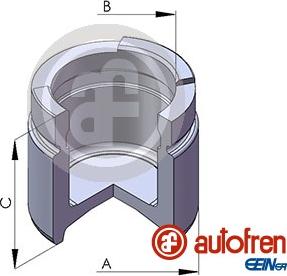 AUTOFREN SEINSA D025315 - Piston, brake caliper www.autospares.lv