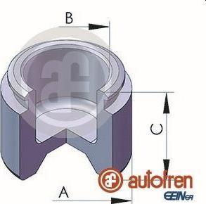 AUTOFREN SEINSA D02522 - Piston, brake caliper www.autospares.lv