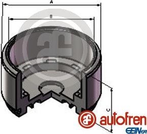 AUTOFREN SEINSA D025720 - Virzulis, Bremžu suports www.autospares.lv