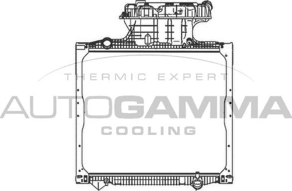 Autogamma 404940 - Radiators, Motora dzesēšanas sistēma www.autospares.lv