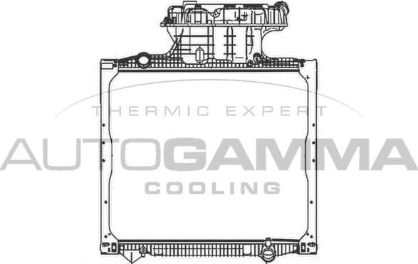 Autogamma 404938 - Radiators, Motora dzesēšanas sistēma www.autospares.lv