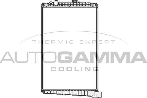 Autogamma 404558 - Radiators, Motora dzesēšanas sistēma www.autospares.lv