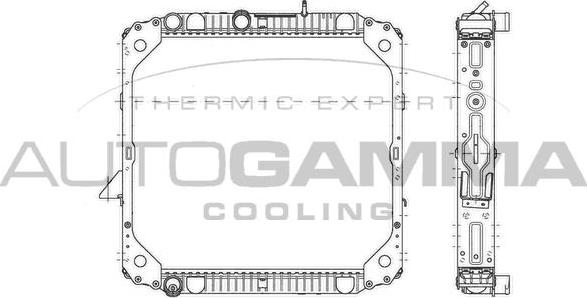 Autogamma 404122 - Radiators, Motora dzesēšanas sistēma www.autospares.lv