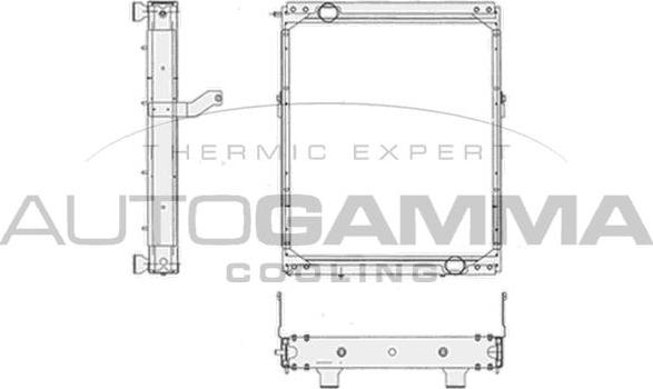 Autogamma 404864 - Radiators, Motora dzesēšanas sistēma www.autospares.lv