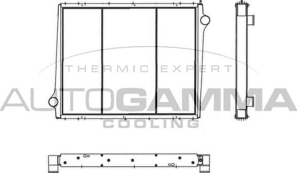 Autogamma 404274 - Radiators, Motora dzesēšanas sistēma www.autospares.lv