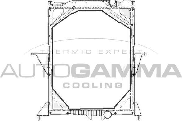 Autogamma 404706 - Radiators, Motora dzesēšanas sistēma www.autospares.lv