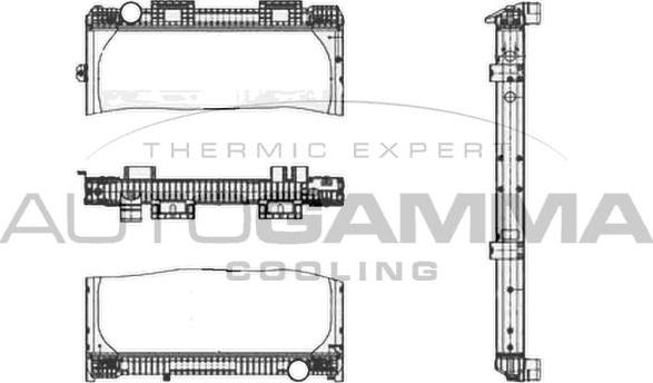 Autogamma 404732 - Radiators, Motora dzesēšanas sistēma www.autospares.lv