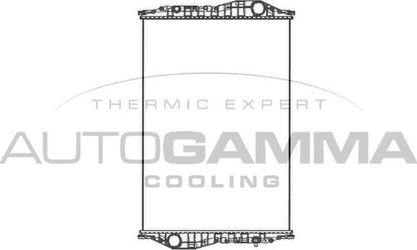 Autogamma 405084 - Radiators, Motora dzesēšanas sistēma www.autospares.lv