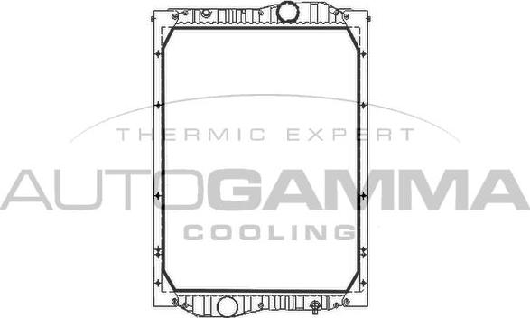 Autogamma 405072 - Radiators, Motora dzesēšanas sistēma www.autospares.lv