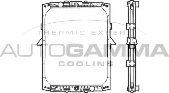 Autogamma 400062 - Radiators, Motora dzesēšanas sistēma www.autospares.lv