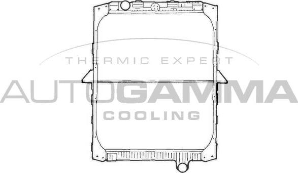 Autogamma 400228 - Radiators, Motora dzesēšanas sistēma www.autospares.lv