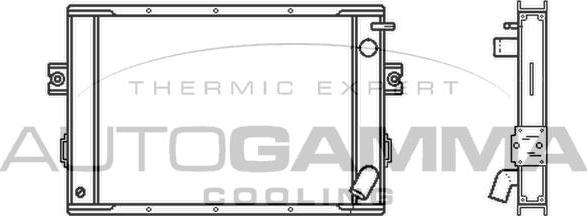 Autogamma 400764 - Radiators, Motora dzesēšanas sistēma www.autospares.lv